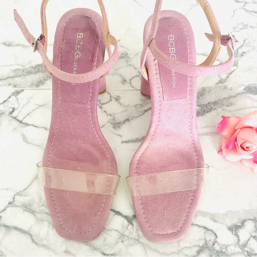 💕Pretty Purple PVC Heels SZ 8.5 - Picture 11 of 13